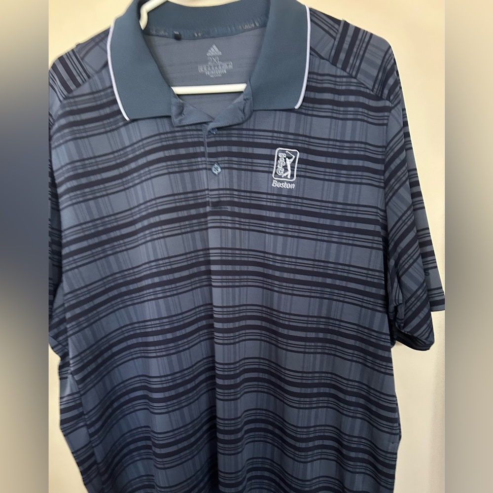 ADIDAS Primegreen mens size 2xl golf polos from TPC BOSTON